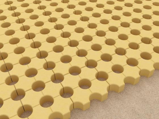 тротуарная плитка эко цвет желтый
